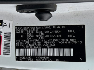 2022 Toyota Highlander Limited