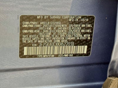 2019 Subaru Forester Limited