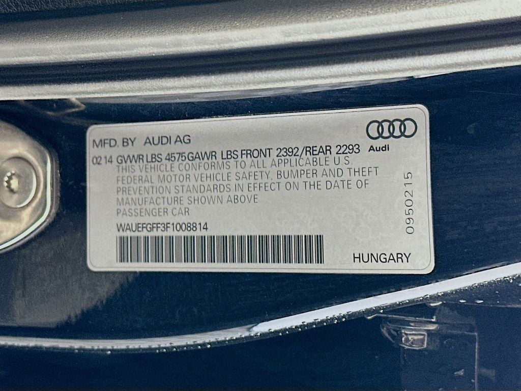 2015 Audi A3 Sedan 2.0T Premium Plus