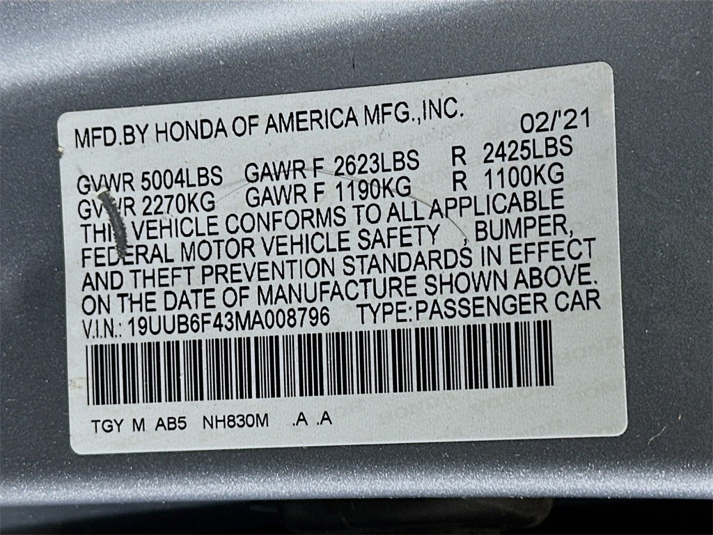 2021 Acura TLX Technology Package SH-AWD