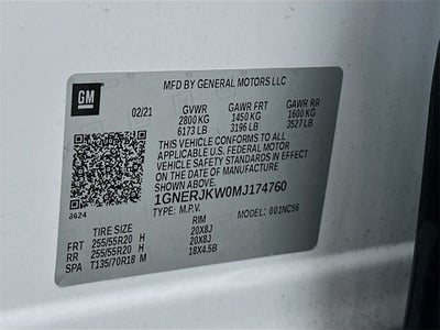 2021 Chevrolet Traverse RS