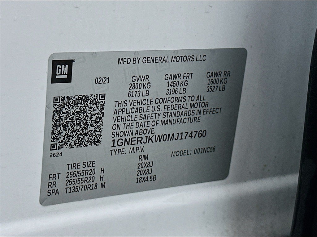 2021 Chevrolet Traverse RS