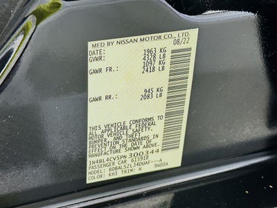 2023 Nissan Altima 2.5 SR