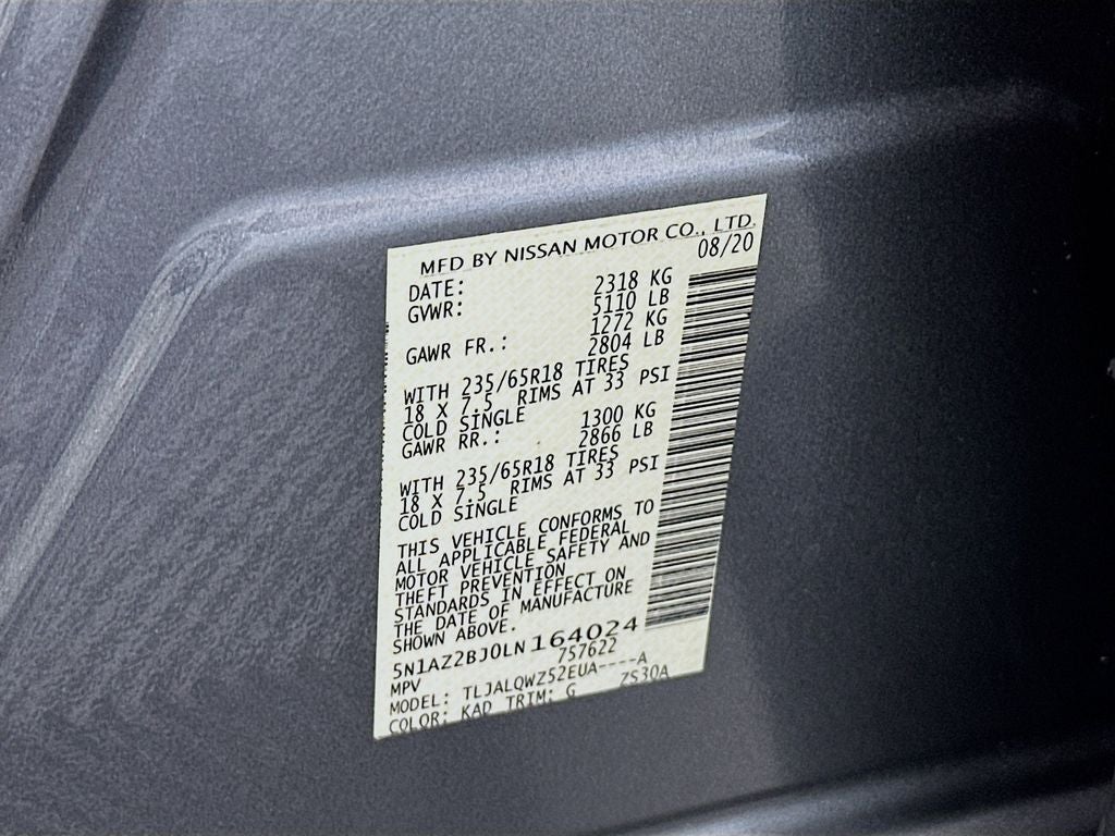 2020 Nissan Murano SV