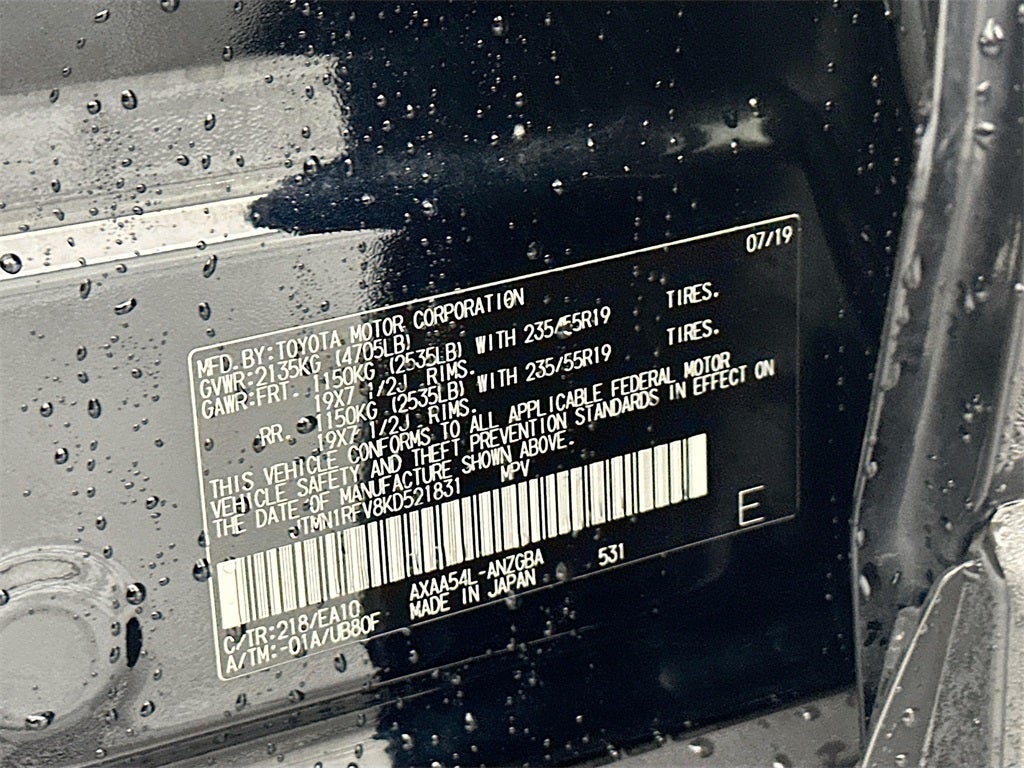 2019 Toyota RAV4 Limited