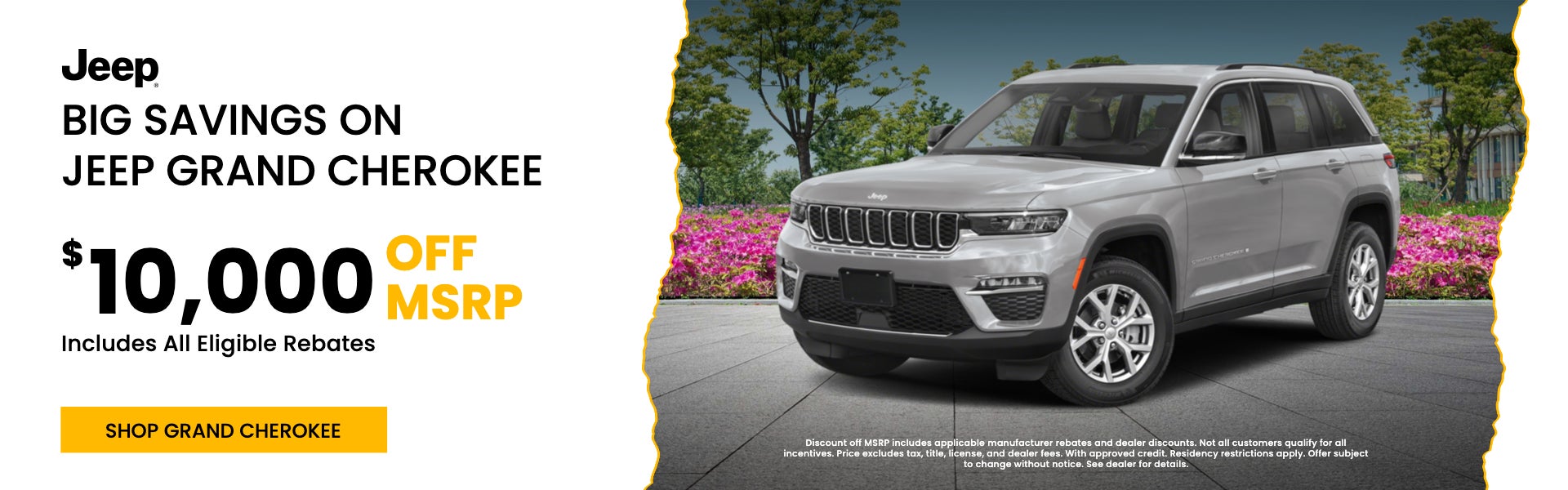 Big Savings on Jeep Grand Cherokee
