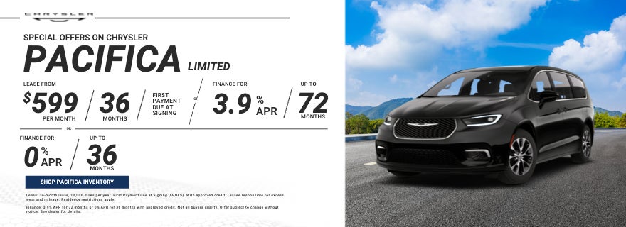 Special Offers on Chrysler Pacifica Limited