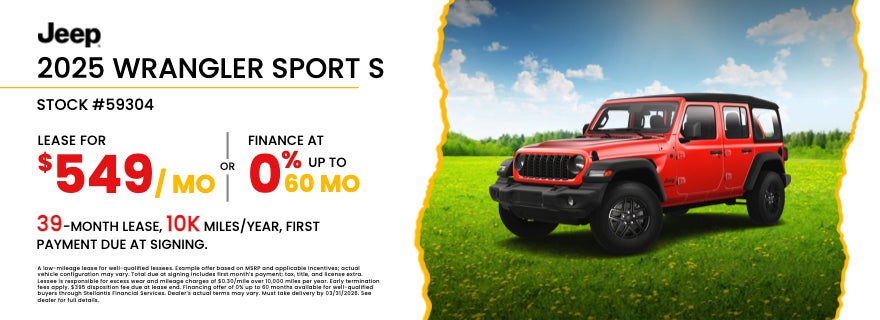 2025 Jeep Wrangler Sport S